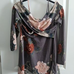 Strappy 3/4 sleeve top